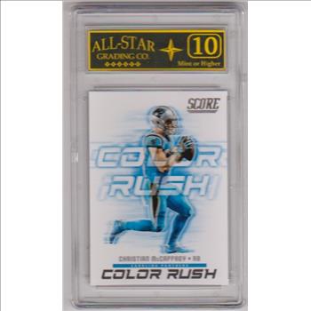 Graded 10 - Christian McCaffrey 2018 Score #8 Card