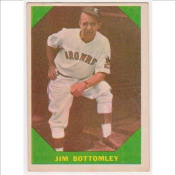 1960 Fleer Jim Bottomley #45 Card - HOF'er