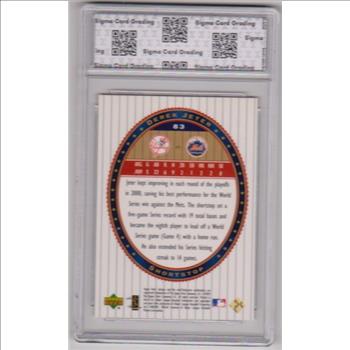 Graded Sigma Mint+ 9.5 - Derek Jeter 2002 Upper Deck World Series Heroes #83 Card