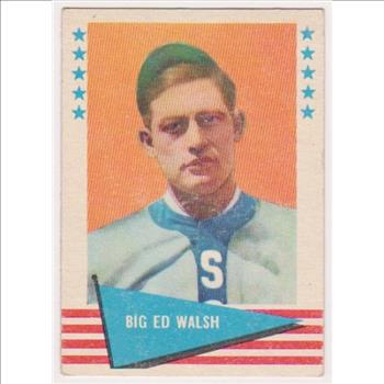 1961 Fleer Big Ed Walsh #83 Card - HOF'er