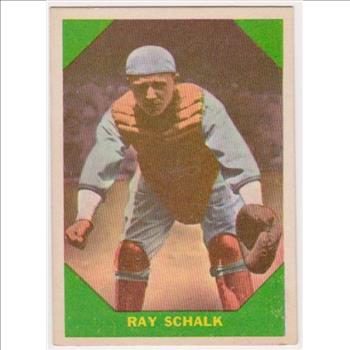 1960 Fleer Ray Schalk #56 Card - HOF'er
