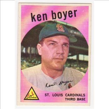 1959 Topps Ken Boyer #325 Card - 7 Time All-Star