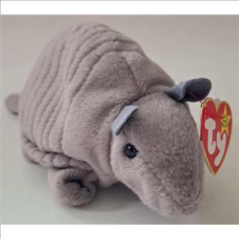 1995 Ty Beanie Baby TANK THE ARMADILLO - With Original Tags Attached
