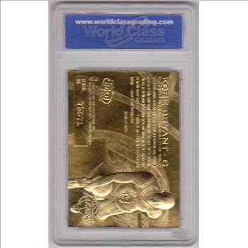Rookie Graded Gem Mint 10 - Kobe Bryant 1996-97 Fleer w/ Purple Signature 23 Kt Gold Card