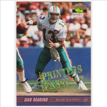 1 Of Only 725 Produced - Dan Marino 1995 Pro Line Series II Printers Proof #II-6 Insert Card