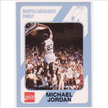  Michael Jordan 1989 North Carolina #16 College Card