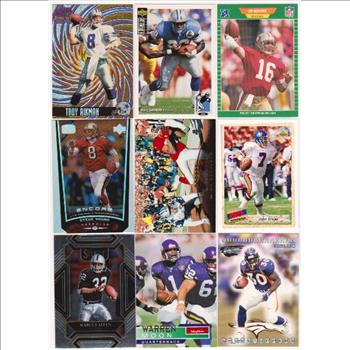 Football Card Collection 1989-2021 w/ Joe Montana, Barry Sanders + More
