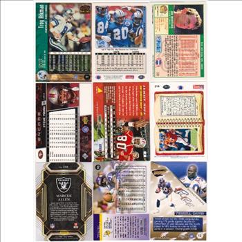 Football Card Collection 1989-2021 w/ Joe Montana, Barry Sanders + More