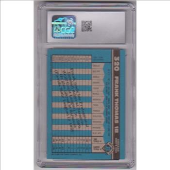 Rookie Graded CGC Gem Mint 10 - Frank Thomas 1990 Bowman #320 Card