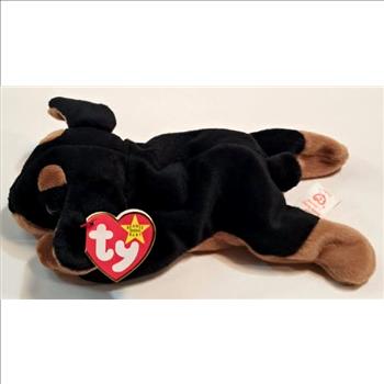 1996 Ty Beanie Baby Doby The Doberman - With Original Tags