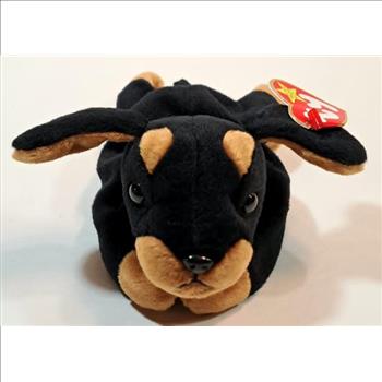1996 Ty Beanie Baby Doby The Doberman - With Original Tags
