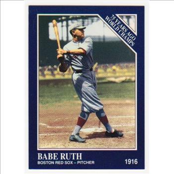 1991 Conlon Babe Ruth #145 PROTOTYPE Card - Scarce Promo