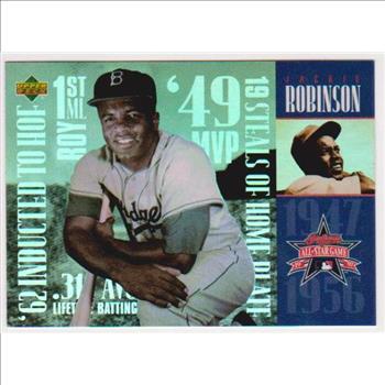  JACKIE ROBINSON - 1997 Upper Deck All-Star Fan Fest #3 Of 5 - Scarce Card Available Only At Show