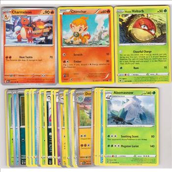 25 Different Pokemon Trading Cards w/ Charmeleon + More