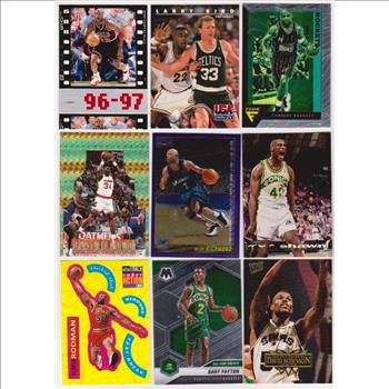Basketball Card Collection w/ Michael Jordan, Larry Bird + More
