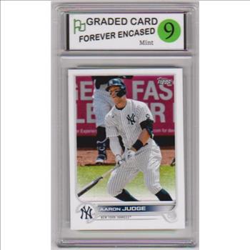 Graded Mint 9 - Aaron Judge 2022 Topps #99 Card