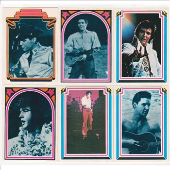6 Different 1978 Elvis Presley Trading Cards