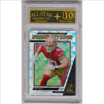Graded 10 - Nick Bosa 2021 Donruss Dominators #D28 Insert Card
