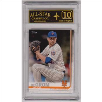 Graded 10 - Jacob DeGrom 2019 Topps #200 Card