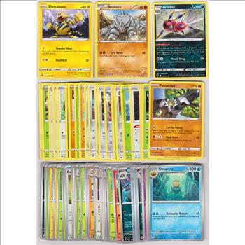 50 Different Pokemon Trading Cards w/ Electabuzz + More