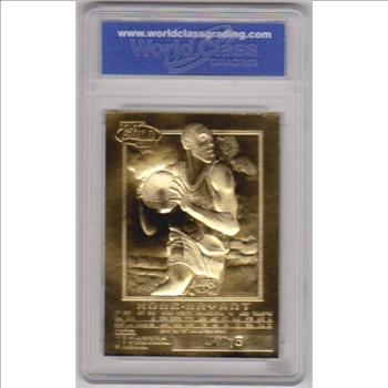 Rookie Graded Gem Mint 10 - Kobe Bryant 1996-97 Skybox EX-2000 w/ Purple Signature 23 Kt Gold Card