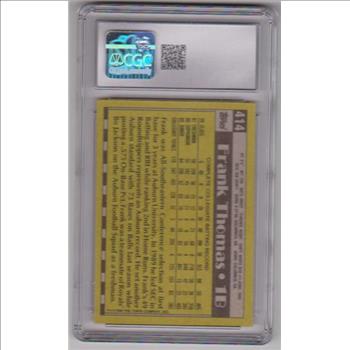 Rookie Graded CGC NM/Mint+ 8.5 - Frank Thomas 1990 Topps #414 Card