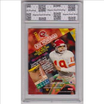 Graded Sigma Mint 8.5 - Joe Montana 1994 Stadium Club #160 Card