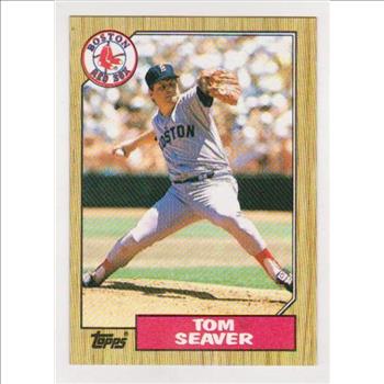 Wrong Back Error - Tom Seaver 1987 Topps Baseball Card