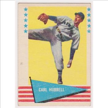 1961 Fleer Carl Hubbell #45 Card - HOF'er