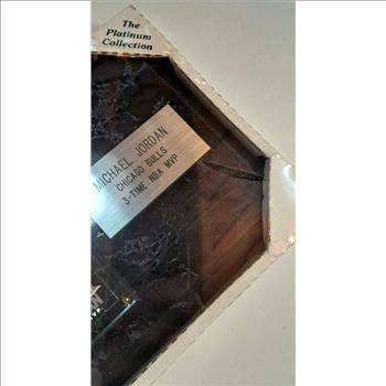 Sealed - Michael Jordan 1993-94 Upper Deck Team MVP Hologram On Plaque - 3-Time NBA MVP