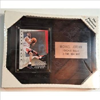 Sealed - Michael Jordan 1993-94 Upper Deck Team MVP Hologram On Plaque - 3-Time NBA MVP