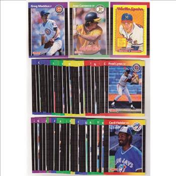 150 Assorted 1989 Donruss Baseball Cards w/ Stars - Greg Maddux + More