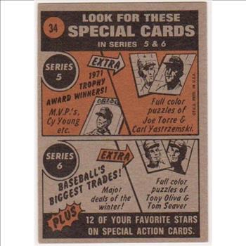1972 Topps Billy Martin #34 Card