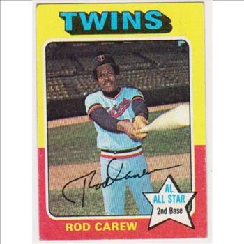 1975 Topps Rod Carew #600 Card - HOF'er