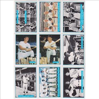 9 Different Mickey Mantle 1982 ASA The Mickey Mantle Story Cards
