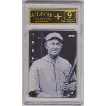 Graded 9 - Ty Cobb 1994 Upper Deck GM #3 Card