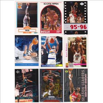 Basketball Card Collection w/ Michael Jordan, Scottie Pippen + More