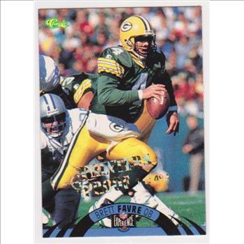 Only 499 Exist - Brett Favre 1995 Classic NFL Experience Printers Proof #19 Insert Card