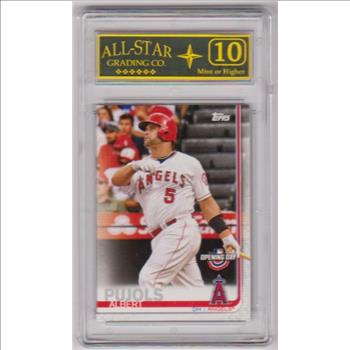 Graded 10 - Albert Pujols 2019 Topps Opening Day #65 Card