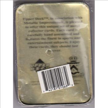 1995 Upper Deck Michael Jordan 5 Card Baseball Metal Set - Sealed