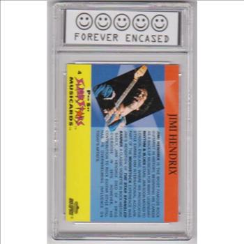 Labeled Mint 9 - Jimi Hendrix 1991 Pro Set Super Stars Musicards #4 Promo Card