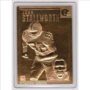 22 Kt Gold John Stallworth Danbury Mint Gold Card - HOF'er