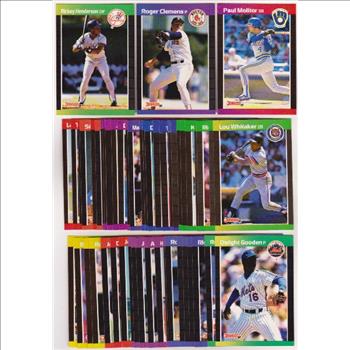 150 Assorted 1989 Donruss Baseball Cards w/ Stars - Rickey Henderson + More