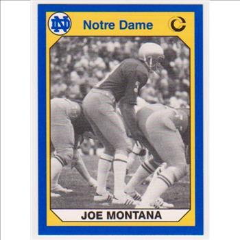 Joe Montana 1990 Notre Dame #170 Collegiate Collection Card