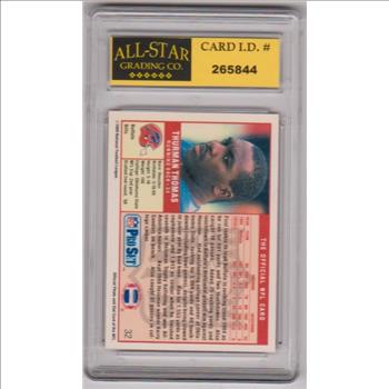Rookie Graded 10 - Thurman Thomas 1989 Pro Set #32 Card