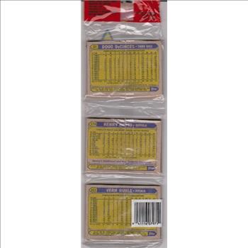 1987 Topps Baseball 49 Card Rack Pack w/ Fernando Valenzuela On Front