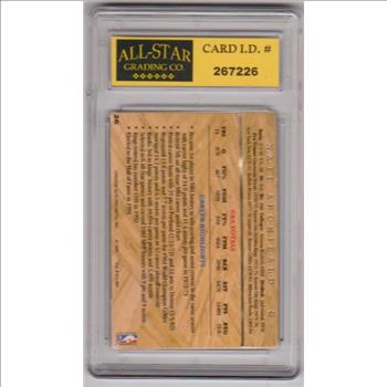 Graded 9 - Nate Archibald 1993 Action Packed #26 Card
