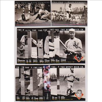 25 Different 1994 Upper Deck All-Time Heroes Cards - Lou Gehrig + More