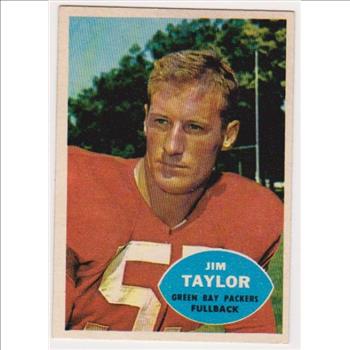 1960 Topps Jim Taylor #52 Card - HOF'er