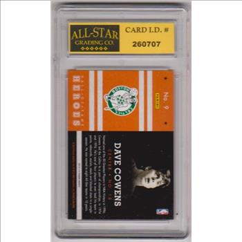 Graded 10 - Dave Cowens 2013-14 Hoops #9 Card